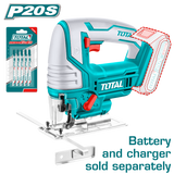 TOTAL Cordless jig saw 20V (TJSLI8501)