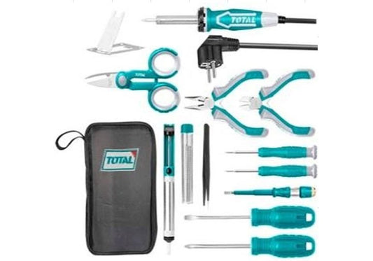 TOTAL 13 Pcs Telecom Tools Set (TKTTSK0132)