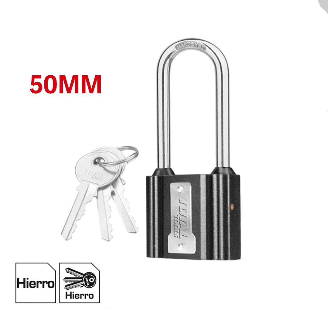 TOTAL 50mm Long Shackle Iron Padlock (TLK31501L) – Superior Security