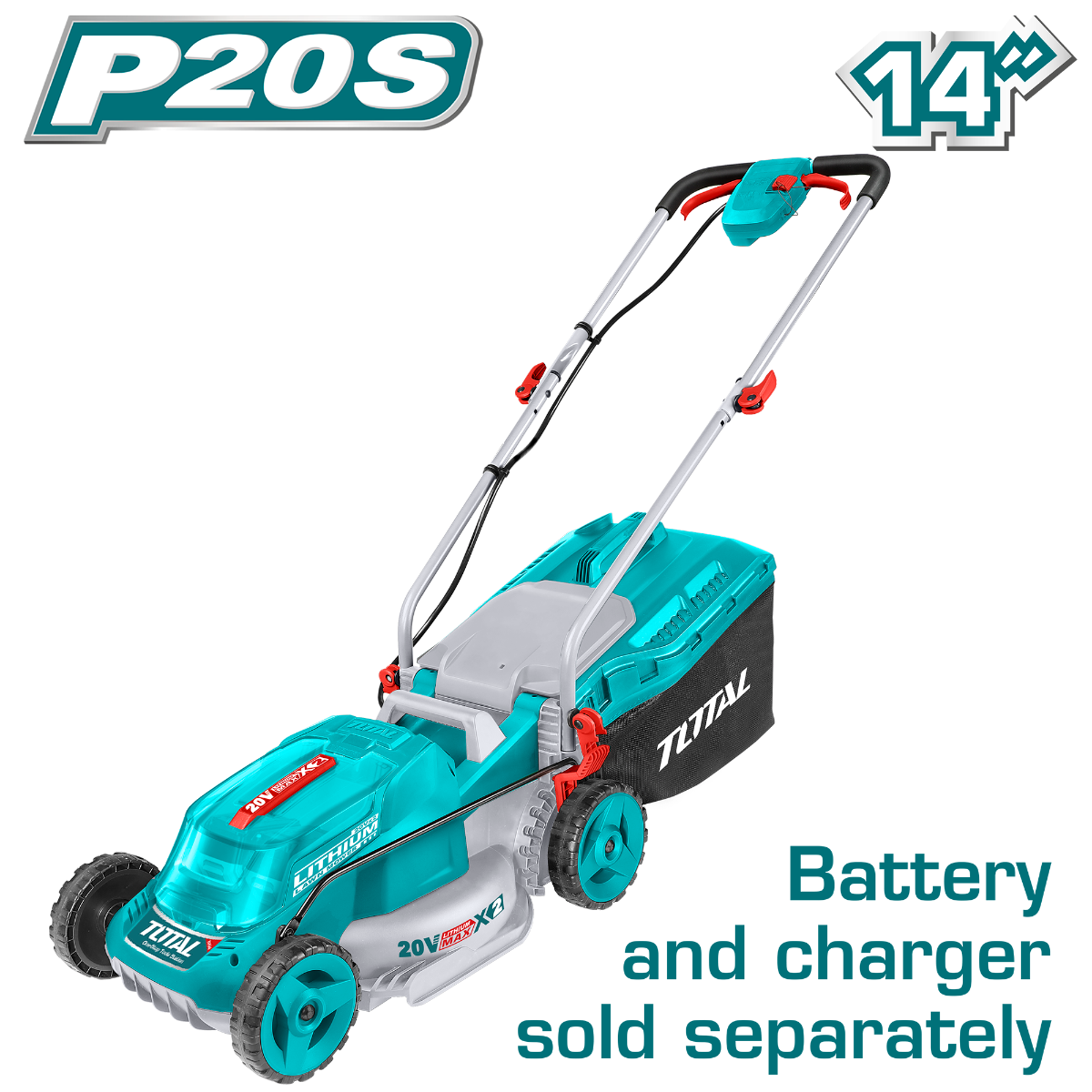 Total 40V Cordless Lawn Mower (No Battery or Charger) – Excellent Performance Total 40V Cordless Lawn Mower (No Battery or Charger) – Excellent Performance