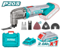 TOTAL Cordless multi-tool 20Volt (TMLI20228)