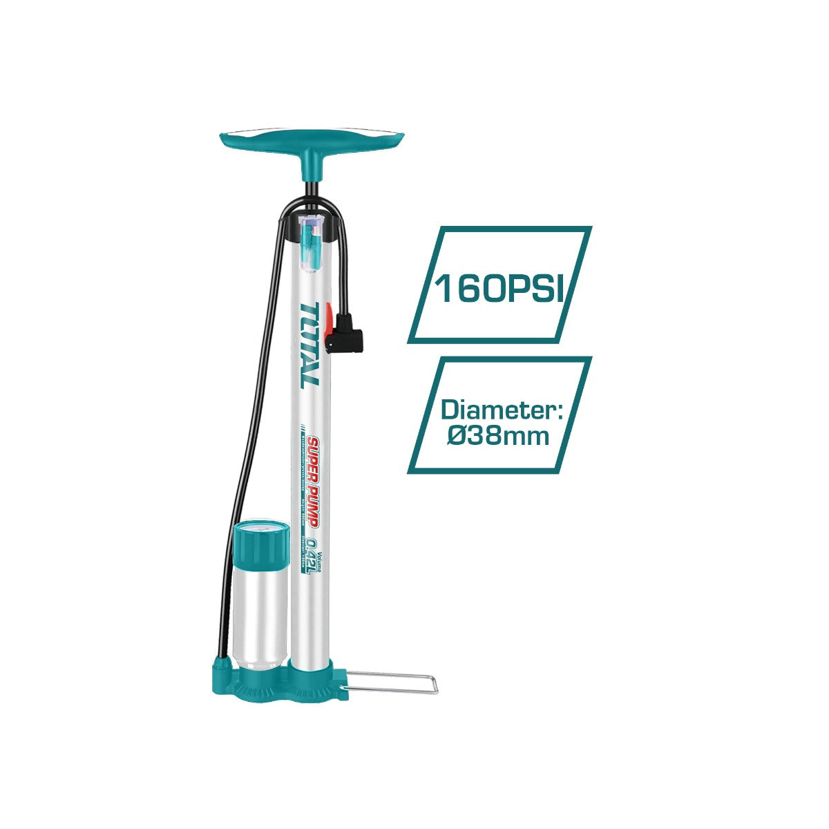TOTAL Manual Hand Pump 160 PSI – High Pressure Power TOTAL Manual Hand Pump 160 PSI – High Pressure Power