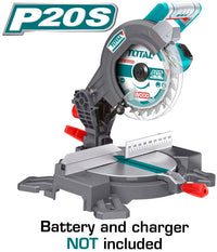 TOTAL Lithium-Ion MITRE saw 20V -battery and charger is not included