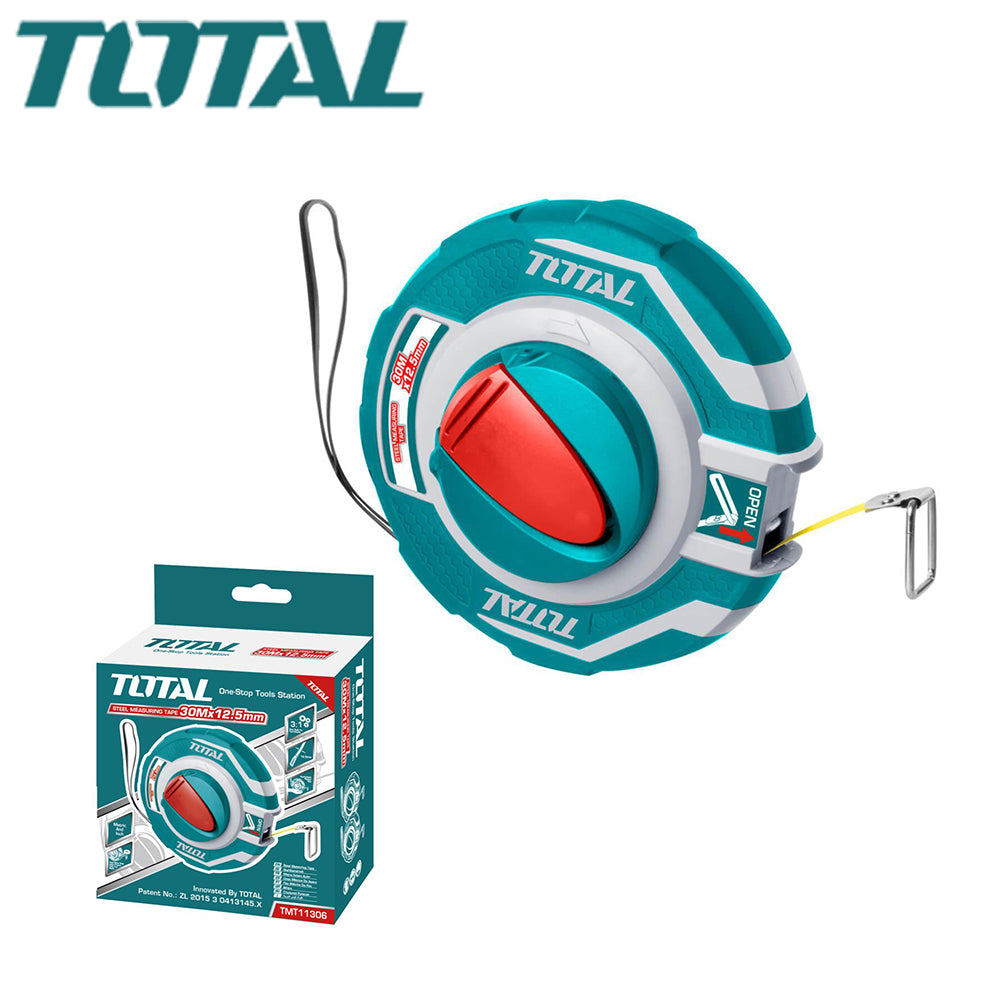 Total Steel Measuring Tape 30m – High Precision & Durability Total Steel Measuring Tape 30m – High Precision & Durability