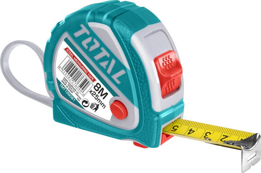 Total Steel Measuring Tape 8m × 25mm (TMT126081M)
