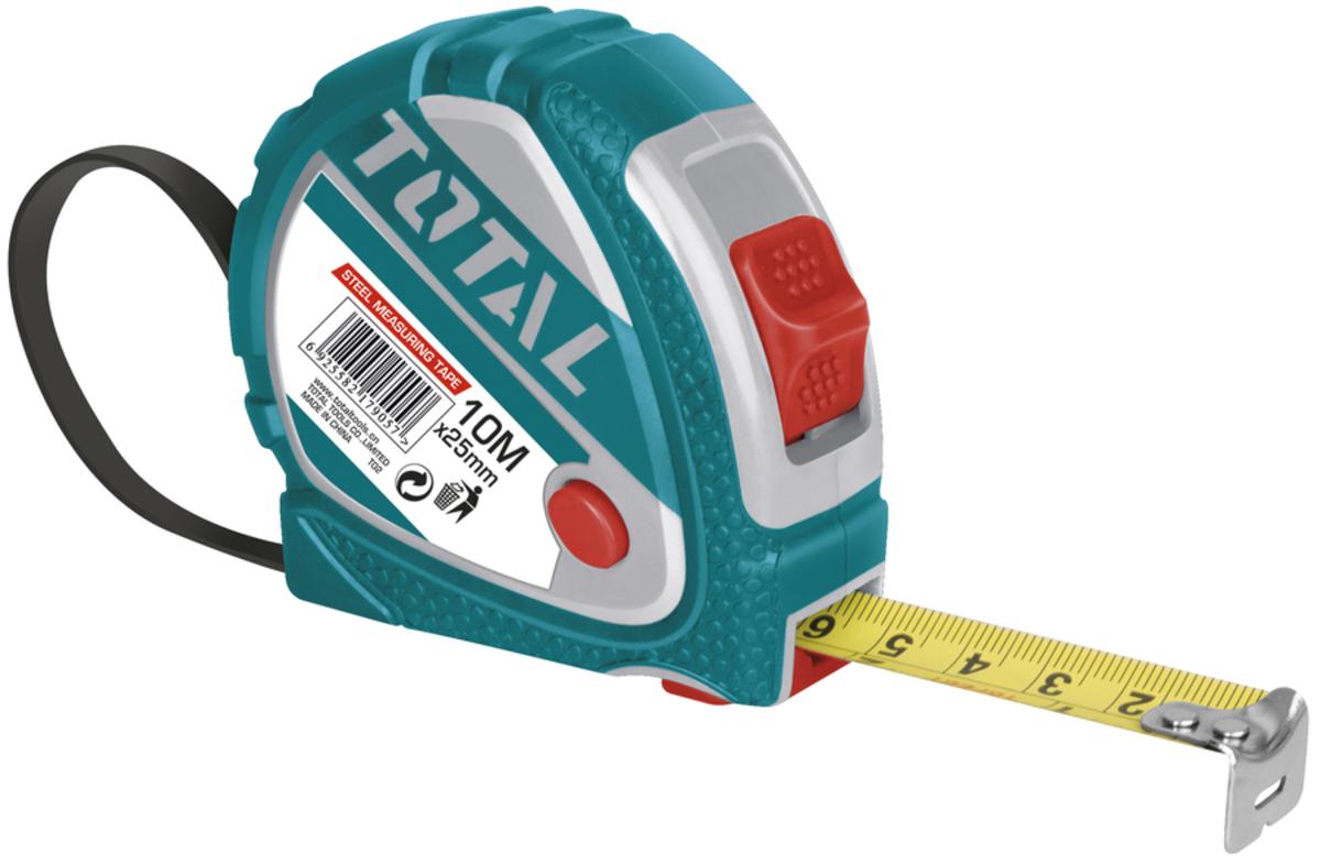 Total Steel Measuring Tape 10m × 25mm – Durable & Accurate Total Steel Measuring Tape 10m × 25mm – Durable & Accurate