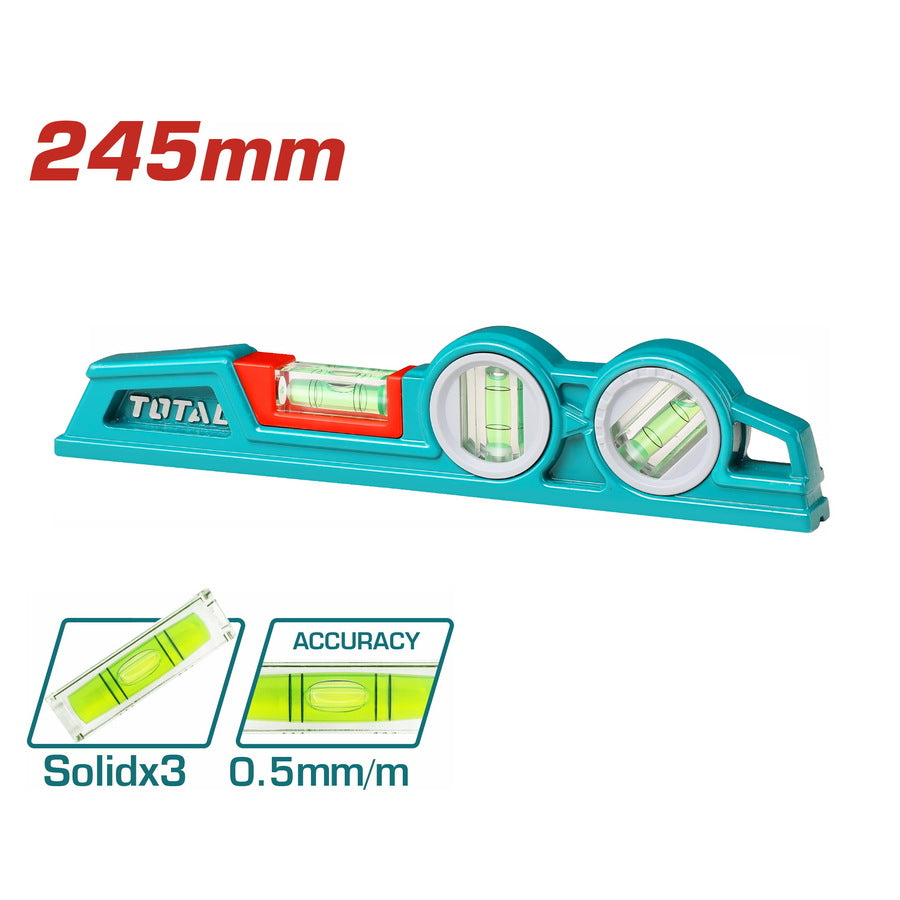 TOTAL Mason’s Level 245mm (TMT221306) – High Accuracy TOTAL Mason’s Level 245mm (TMT221306) – High Accuracy