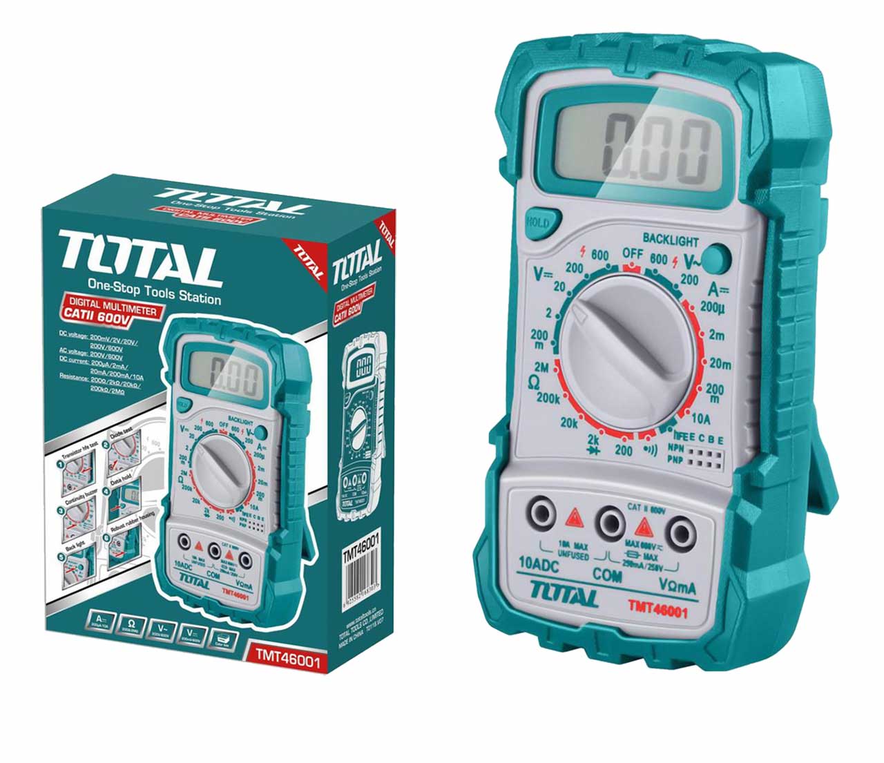 Total TMT46001 600V Multimeter – Accurate Electrical Testing
