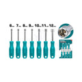 TOTAL TNSS0701-7Pcs Nut Screwdriver Set 6mm, 7mm, 8mm, 9mm, 10mm, 11mm, 12mm