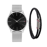 TOMMY HILFIGER Adrian & 2.0 Double Wrap Bracelet Gift Set 2770213 MEN WATCH