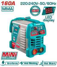 TOTAL 160A Inverter MMA Welding Machine with Accessories - TW216049