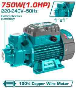 TOTAL 1HP 750W Peripheral Water Pump, 50L/min - TWP17506