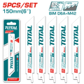 TOTAL Reciprocating saw blades for metal (TRSB922EF)