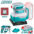 TOTAL Cordless sheet sander (TSHSLI20141)