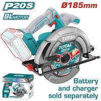 TOTAL Lithium-Ion circular saw 20V (TSLI1851)