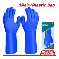 TOTAL High Quality PVC Gloves. Oil And Acid Resistant (TSP1803)