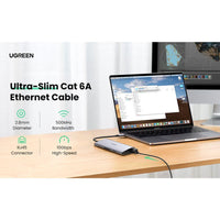 كابل UGREEN CAT 6A نحاسي 5 متر – إيثرنت فائق السرعة
