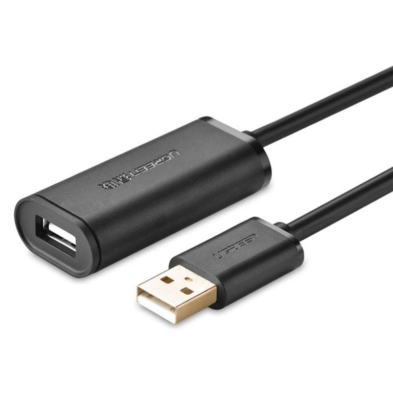 UGREEN USB 2.0 Active Extension Cable with Chipset 15m (Black) UGREEN USB 2.0 Active Extension Cable with Chipset 15m (Black)