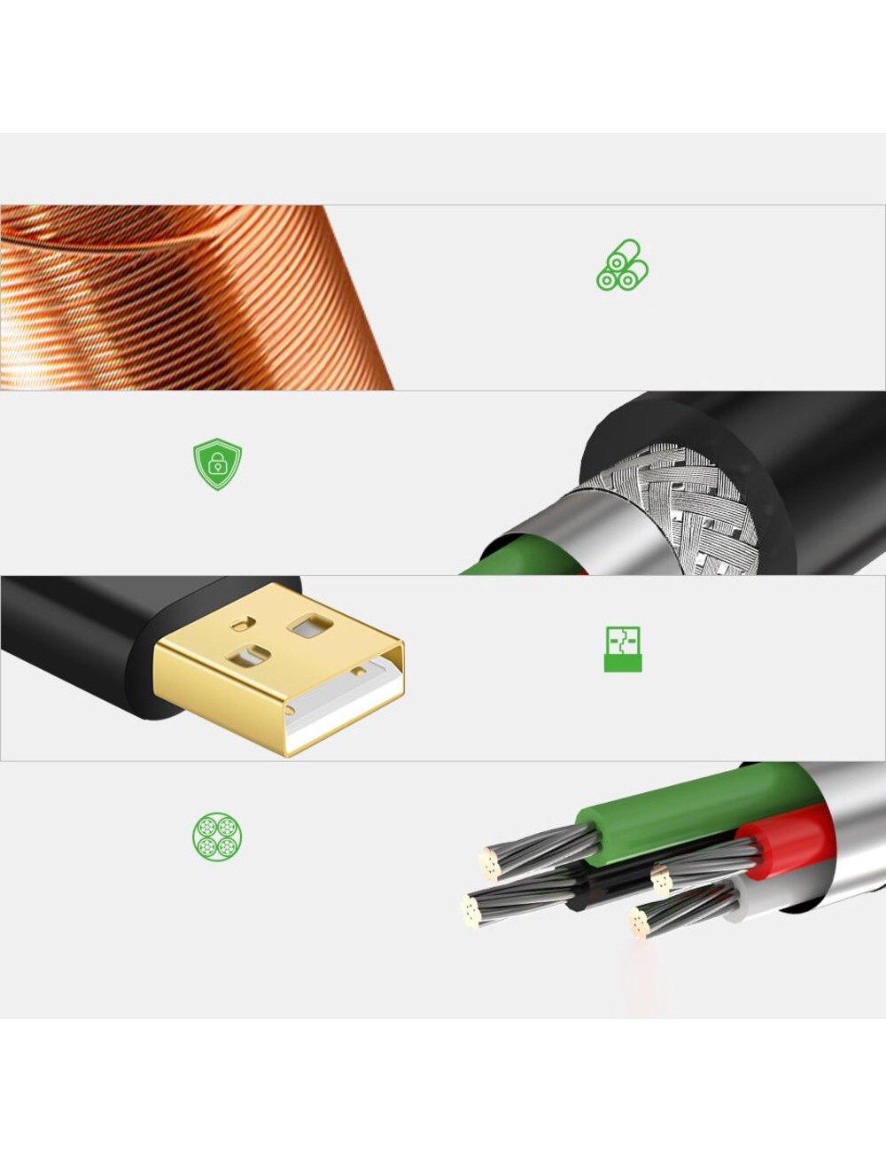 كابل تمديد نشط بمنفذ USB 2.0 أحادي Amplifire من UGREEN مع شريحة 20