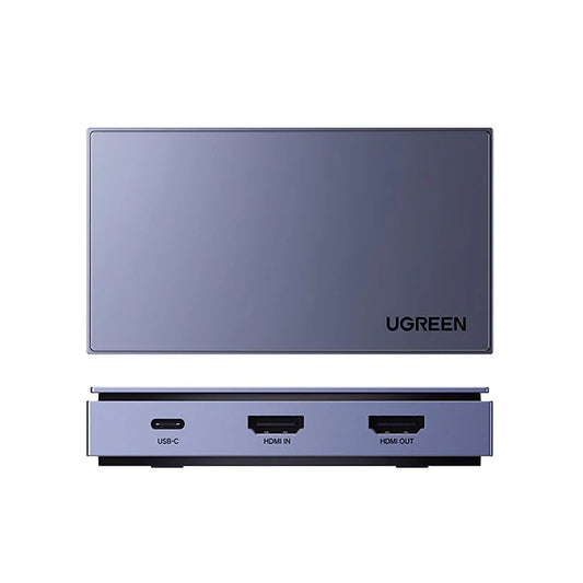 بطاقة التقاط UGREEN HDMI 4K مع دعم ميكروفون وسماعة 