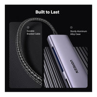 قارئ كروت USB-C 4 في 1 من UGREEN بمنفذ CF/SD/TF/MS