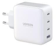 UGREEN USB-A+3*USB-C 100W GaN Tech Fast Charger EU White