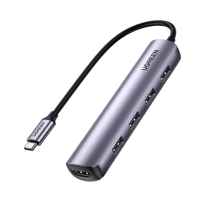 UGREEN USB-C Hub: 4×USB 3.0 + HDMI + PD 100W Adapter