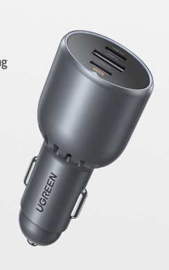 UGREEN 75W 3-Port 2C+1A Fast Car Charger - 35024