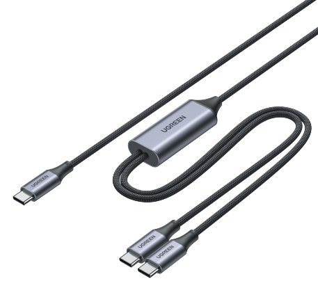 UGREEN 2-in-1 Universal PD Fast Charging Cable 100W 5A Max - 35087