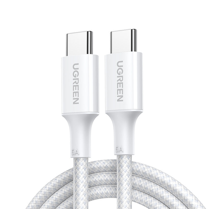 UGREEN USB-C to USB-C PD Fast Charging 100W Braided Cable 5A Max 1m - 35220