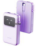 UGREEN Uno 10000mAh Power Bank 30W with Built-in Cable with Stand Purple