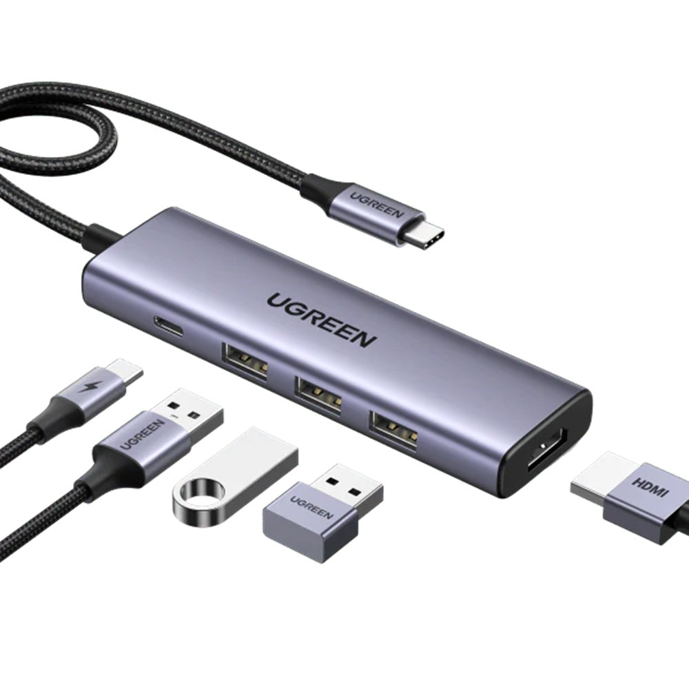 UGreen USB-C 5-in-1 Docking Station with 4K Adapter – Model 15597 UGreen USB-C 5-in-1 Docking Station with 4K Adapter – Model 15597