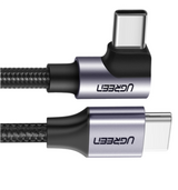UGREEN USB-C 2.0 Male To Angled USB-C 2.0 Male 3A Data Cable(90°Angle) 2.00M
