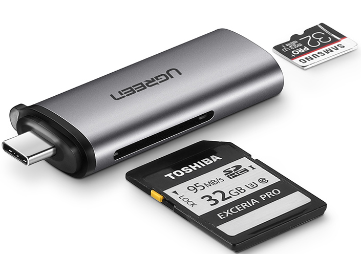UGREEN USB-C TF + SD Card Reader - 50704
