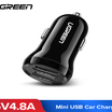 UGREEN Dual USB-A 24W Car Charger Black - 50875