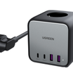 UGREEN DigiNest Cube Power Strip (3 AC Outlets + 65W 2A2C) EU Black - 60113