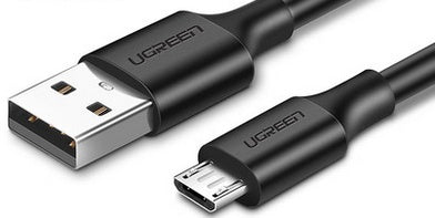 UGREEN Micro USB Male To USB 2.0 A Male Cable 1M black - 60136