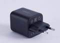 شاحن سريع UGREEN بقوة 45 واط بتقنية GaN ومنفذ USB-C، أسود، قياسي أوروبي