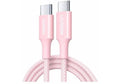 UGREEN USB-C to USB-C PD Fast Charging 100W Braided Cable 5A Max 2m Pink