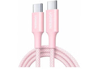 UGREEN USB-C to USB-C PD Fast Charging 100W Braided Cable 5A Max 2m Pink