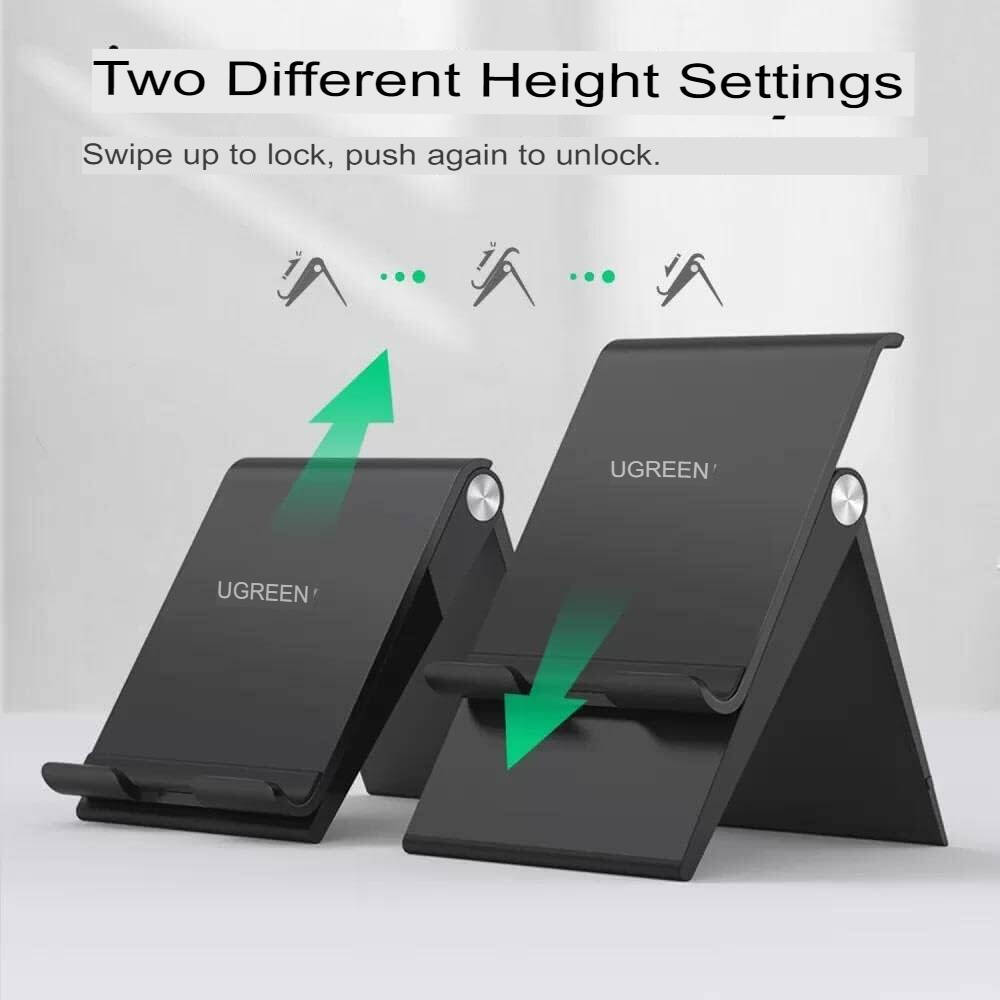 UGREEN Multi-Angle Phone Stand With Height Adjustable Black - 80903