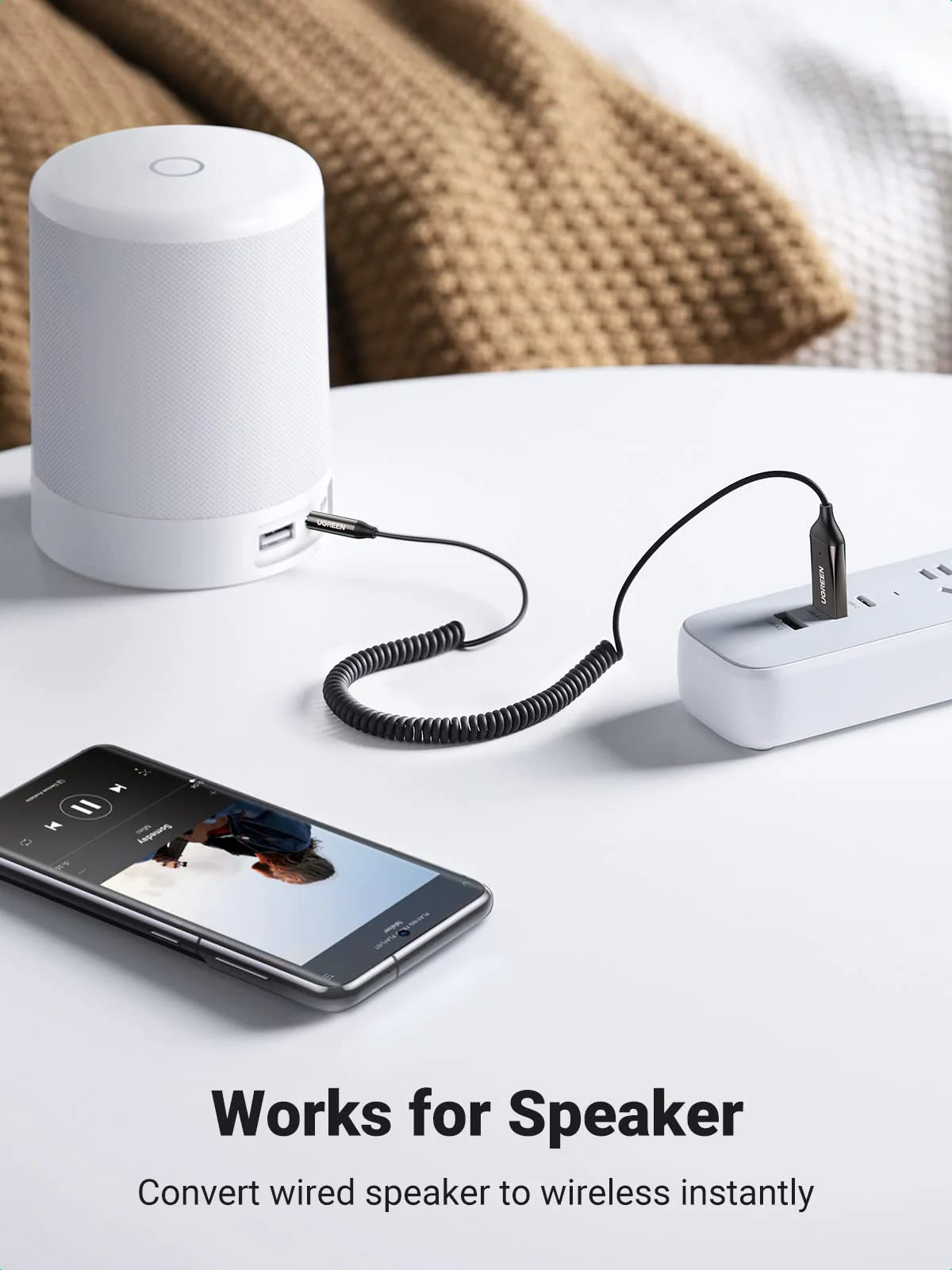 UGREEN Bluetooth Aux Adapter V5.3