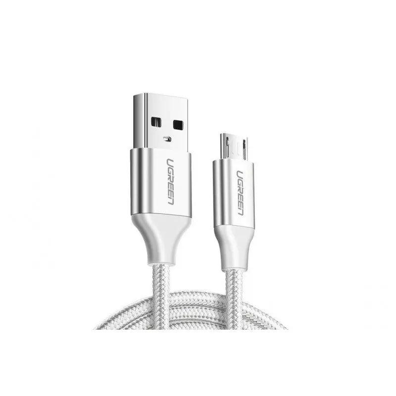 كابل يوجرين 1م USB 2.0 A إلى Micro USB - متين بطبقة نيكل