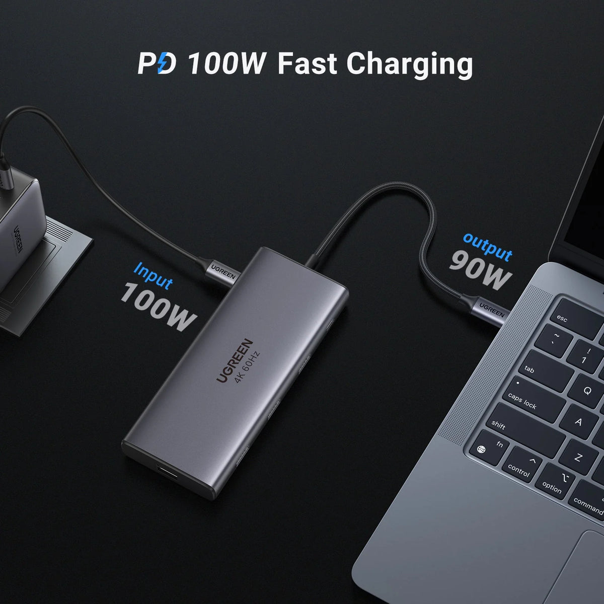 UGREEN 10-in-1 USB-C Hub with Dual HDMI, PD, LAN & SD Reader UGREEN 10-in-1 USB-C Hub with Dual HDMI, PD, LAN & SD Reader
