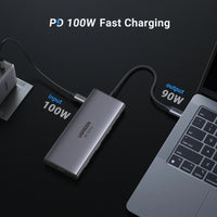 UGREEN 10-in-1 USB-C Hub with Dual HDMI, PD, LAN & SD Reader