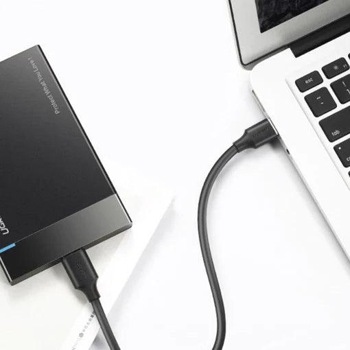 يوجرين كابل USB 3.0 نوع A ذكر إلى نوع C، 1م، أسود 20882