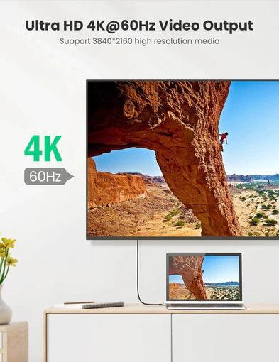 يوجرين يو اس بي سي 3.1 Gen2 5 امبير كابل 1 متر اسود 80150