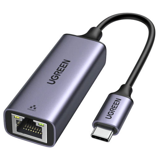 محول UGREEN USB-C إلى إيثرنت بسرعة 2.5Gbps