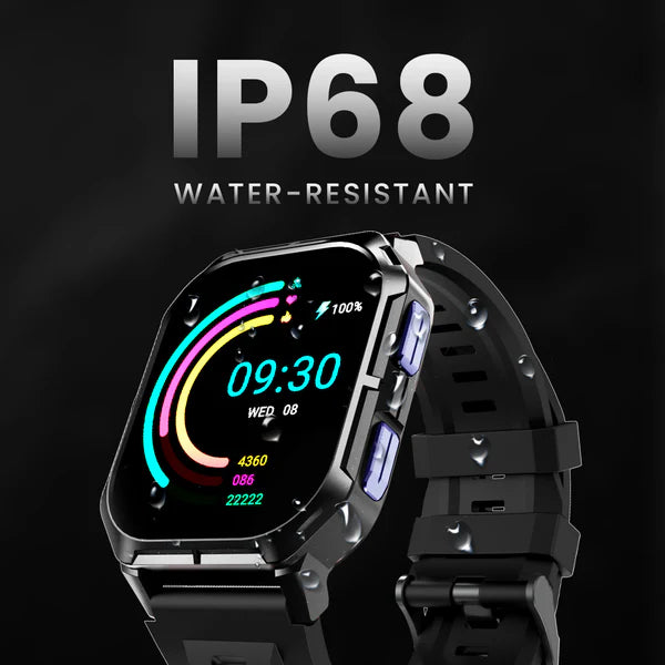 HiFuture's Ultra3 Smartwatch with 2.0 IPS Display Wireless Calling IP68 Waterproof