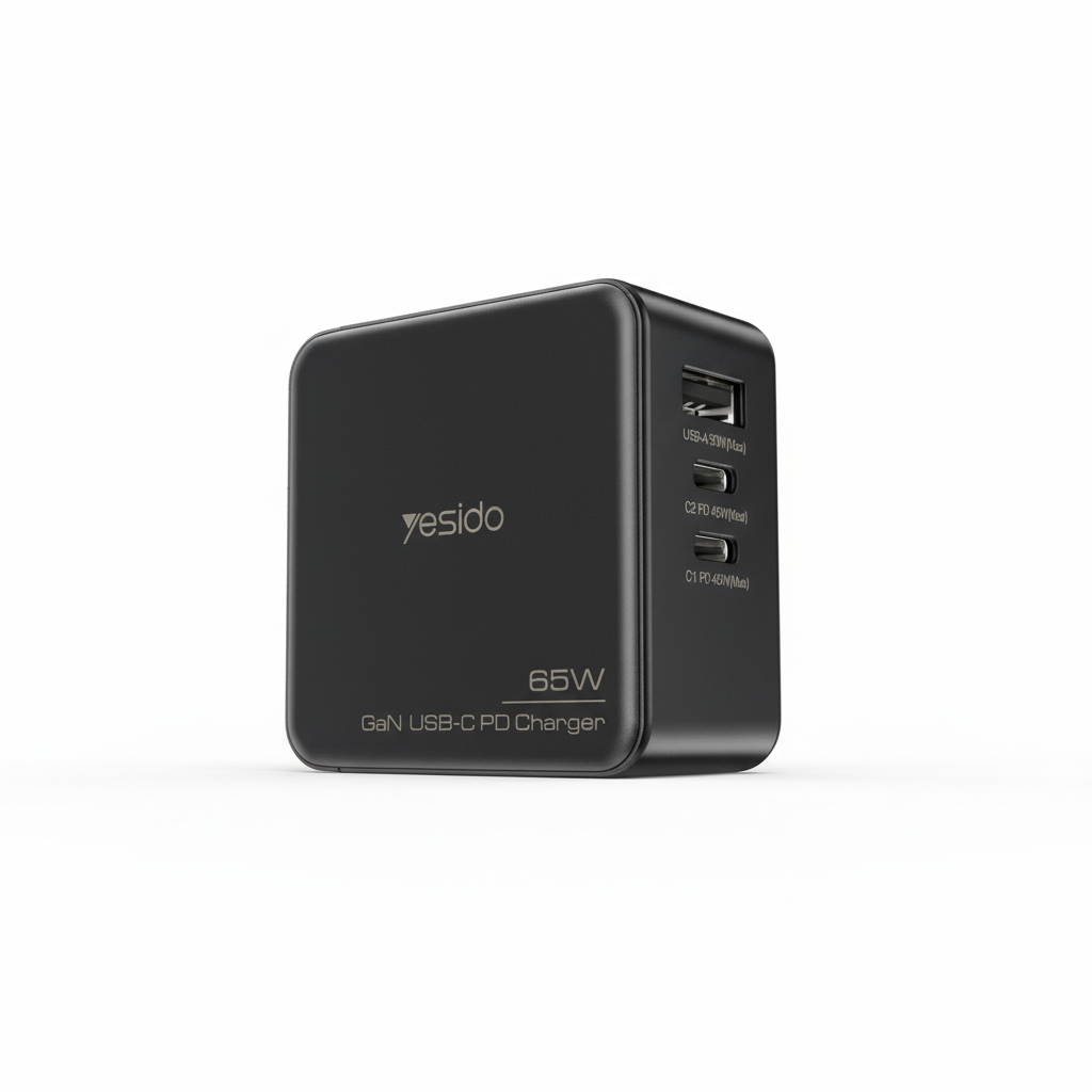 Yesido YC42 GaN Charger 65W - Fast and Efficient Charging Yesido YC42 GaN Charger 65W - Fast and Efficient Charging